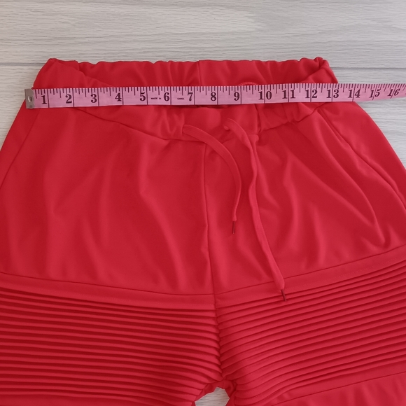 Plus size Diamond Letter Breasted One-Word Collar Loose Two-Piece Set - Picture 15 of 16